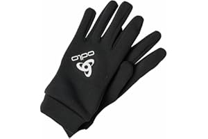 Odlo Unisex Stretchfleece Liner Eco Gloves Vêtements De Course Gants De Running Black - Noir