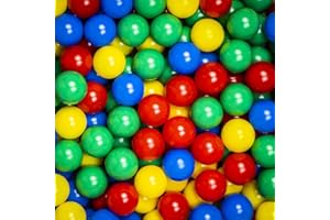 ‎EURO - MATIC Euro-Plus 7.5 cm Einheitsgröße BPA frei Bälle Für Bällebad Spielbälle Baby Kinder Plastikbälle Farbe Mix Made in EU