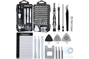 SOONAN 122 en 1 Kit Tournevis De Précision, Mini Tournevis Kit Outil Informatique pour PC, MacBook, iPhone, Lunettes, Montre, Smartphone