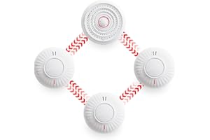 VELTZ Wireless Interlinked Smoke & Heat Alarm Bundle | Scotland & England Law Compliant | 10 Year Battery Life | CE & BS Certified | LINKD Alarms | Easy Set Up | UK Phone & Email Support