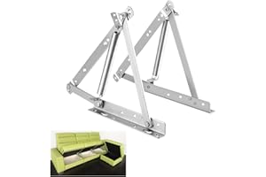 KAFENDA Deckelstützscharnier, Sofabett-Federheber, Bettkastenbezug-Haltescharnier, verwendet für Schranktür, Sofa-Liegestuhl oder Bett mit Bettkasten