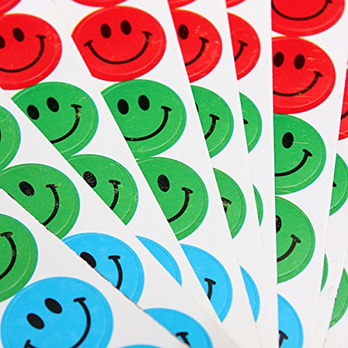 KINGSO1620 Smile Aufkleber Gesicht Sticker Set - 2