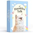 CATCHYOURDREAMS Pawsitive Talk - 50 Mindfulness Converstion Starter Cards for Kids Children and Parents - Meaningful Conversations on Emotions and Wellness