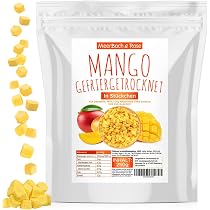 Mango gefriergetrocknet, 250g gefriergetrocknete Früchte, frei von ...