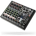 Xtreme Acoustics XAAM08 Professional 8 Channel Audio Mixer Interface Console with USB and Bluetooth Connectivity, 3 band EQ, Digital DSP Effects, XLR and Stereo Out, Low cut, High Z, Loopback feature