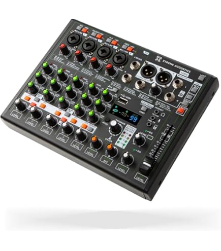 Yamaha EMX512SC 8 Input Powered Mixer with Dual 500 Watt Amplifier