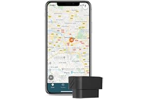 TRAKmy Traceur GPS pour Voiture, Camion en Temps réel - MiniOBD: 1 an d’abonnement Inclus - Alerte antivol - Géolocalisation 