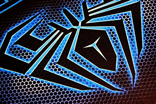 Mauspads, FNKDOR Gaming Mouse-Pad Spinnenmuster Blau 29.5*23.5cm - 3