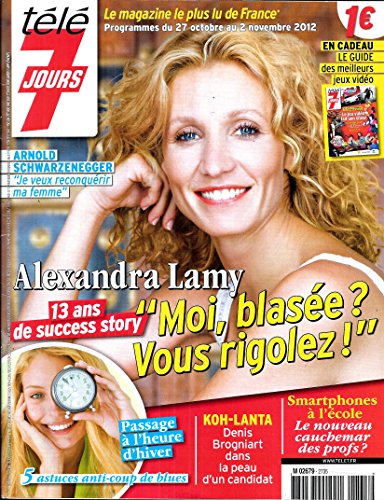 Télé 7 Jours N°2735: Alexandra Lamy/ Koh-Lanta/ Jeux Video/ Schwarzenegger/ Lorie/ Kruger/ Cabrel/ Stars 80/ Peter et Sloane/ Lahaye/ Dessins animés rétro/ Danse avec les stars/ Age de glace 3/ Scrat/ Miss France/ Fort boyard/ Vignali en ligne Télé 7 Jours N°2735: Alexandra Lamy/ Koh-Lanta/ Jeux Video/ Schwarzenegger/ Lorie/ Kruger/ Cabrel/ Stars 80/ Peter et Sloane/ Lahaye/ Dessins animés rétro/ Danse avec les stars/ Age de glace 3/ Scrat/ Miss France/ Fort boyard/ Vignali en ligne