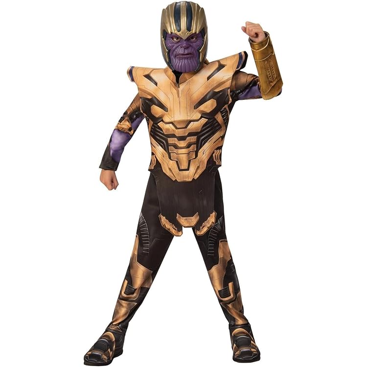 Marvel Thanos Maske Für Kinder – Inspiriert Von Avengers Endgame, Verstellbar, Ab 5 Jahren