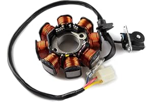 CMPO Stator compatible with Lexmoto Diablo50 LJ50QT-9M/Echo+ 50 LJ50QT-6L/Nano 50 LJ50QT-N