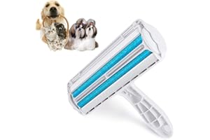 Pubiao Entfilzungsmesser Rolle zur Entfernung von Hundehaaren Pet Reusable Lint Roller Brush von Möbeln, Sofa, Bettwäsche, Teppichen, Bettdecken, Hunden und Katzen