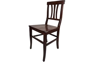 SEDAM SRL Sedia Arte Povera, Qualità TOP, diverse sedute e colorazioni, ORDINE MINIMO 2 PEZZI (Noce, Seduta Massello)