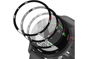 Zerrshoo 3 Pezzi Pellicola Protettiva per Garmin Forerunner 255/255 music Pellicola, [Non Vetro] copertura totale curva 3D, Anti-Graffio Protective per Garmin Forerunner 255/255 music Pellicola