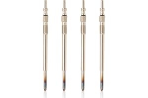 Anlseiod 4 bujías incandescentes compatibles con Berlingo C1 C2 C3 C4 C4 107 206 207 307 308 Partner C30 S40 V50 V70, bujías incandescentes para motor PSA 1.4l Hdi y 1.6l Hdi