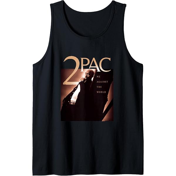 Tupac Me Against The World - Débardeur Officiel Homme Et Femme, Style Iconique
