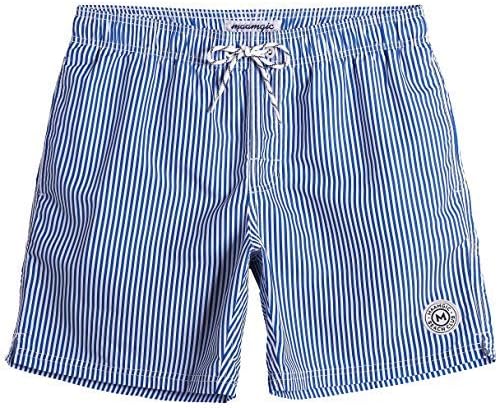 MaaMgic 2 en 1 Bañador con Forro de Compresión con Cremallera Hombre Shorts de Baño Shorts de Playa Traje de Baño para Natación Secado Rápido para Vacaciones