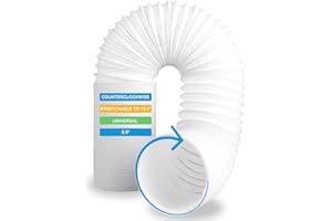 AHAQU Air Conditioner Hose, Parts for Portable Air Conditionere, 15cm Diameter 200cm Length Clockwise Thread, Compatible with LG, Delonghi and Other Portable Air Conditioners