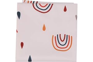 Zerodis Tapete para Silla de Comedor para bebé, Protector de Piso Lavable Tapete Impermeable para bebé Splat para Debajo de la Silla Alta Protector de Piso para Debajo de la Trona(110 * 110CM)