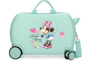 Disney Joumma Bags, Minnie Imagine, Maleta Cabina, Maleta Infantil, Fabricada en ABS, un Material, Cuatro Ruedas Dobles de Giro multidireccional, Cierre de combinación Lateral.