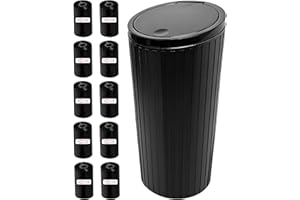 pangutheos Cestino Auto, Pattumiera per Auto con Coperchio con 10 Rotoli di Sacco Della Spazzatura Comoda Pratica Cestino Macchina Adatta per Case Uffici Camere Letto