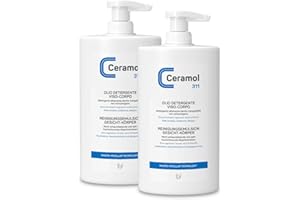 GENERICO Ceramol Olio detergente viso-corpo per pelle sensibile e intollerante, 2x 400ml