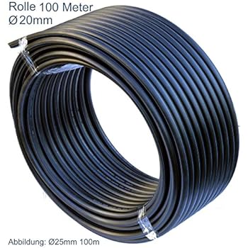 Stabilo-Sanitaer 100 m PE 100 HD buis 1/2 inch 20 x 2,0 mm PN16 flexibele HDPE/waterleiding/drinkwaterleiding/waterleiding/irrigatiebuis