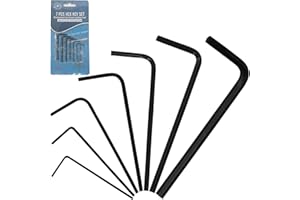 Luckaide Wera Zestaw Kluczy Imbusowych 0,7-3 mm, 7-Częściowy, Stal Węglowa z Ochroną Przed Korozją