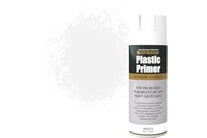 Rust-Oleum 400ml Plastic Primer Spray Paint Aerosol - White