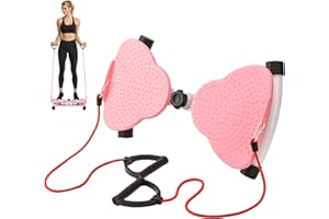 LTFIOON Twist Cintura Torsión Disc,Disco de Torsión de Cintura,Board Cintura con Bandas de Resistencia,Disco Giratorio para Moldear el Cuerpo para el Hogar,la Oficina