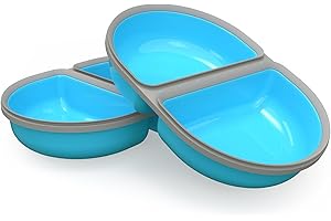 SureFeed Sure Petcare Split Futternapf für Haustiere mit integrierter Dichtung, kompatibel mit Sure Petcare Mikrochip-Futterspender mit versiegeltem Deckel, funktioniert für Nass (Blue)