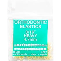 3/16 en 1/4 inch orthodontische elastische elastiekjes, 500