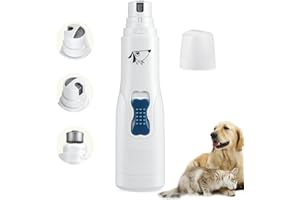 Brifit Krallenschleifer für Hunde, Elektrische Hunde Krallenschleifer Krallenschere, Super Leise, Hunde Nagelschleifer Elektrischer Krallenschneider für Kleine, Mittelgroße und Große Hunde