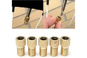 GFYWZ Adaptateurs de Valve kangql - 5 pièces - Adaptateurs de Valve Presta à Valve Schrader - Embouts pour vélo, Pompe à vélo, gonflage de Pneu