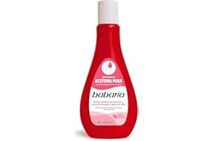 Babaria - Quitaesmalte Acetona Pura | Quitaesmalte Semipermanente | Quita Esmalte Semipermanentes para Uñas | Removedor Esmalte Semipermanente | Remover Uñas Semipermanentes