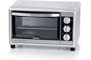 Ariete 985 Forno Elettrico Ventilato 30 litri - Bon Cuisine 300 - Doppio vetro - Temperatura max 230° - 1500 Watt - 6 posizioni cottura - Timer 60’