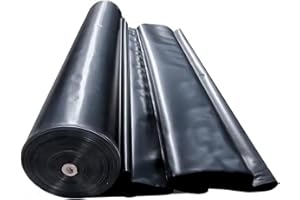 DISPRA Garden Pond Liner 1.5 mm Thickness for Pond, Garden Pond, Swimming Pond, Cut Large Fish Pond Liner for Pond Construction, Garden and Pond Accessories (6 x 8 m / 20 ft x 26 ft)