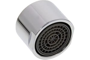 BLUEWATER ARMATUREN Regulator strumienia IG M22x1 chrom BL wysokociśnieniowy 116488 do BLANCO ALTA-S Compact, ANTAS, JETA, KANO-S, LINUS-S, MIDA, LIVAS HD itp. - sitko do kranu, wkładka kranu, dysza mieszająca, regulator