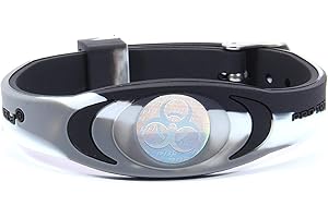 PBE Pro Balance Energy® PRO ION 5000 Premium Range Ion Therapy Wristband (Camo Grey, One Size Fits All)