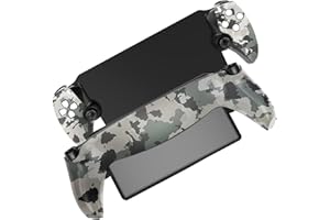 Hzxkqmil Guscio di Ricambio per Playstation Portal Remote Player, Custodia a Fai da te Piastre di Copertura + Strumenti di Riparazione per PS5 Portal (Camouflage)