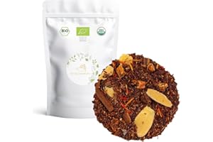 Rooibos de Manzana, Almendra y Canela a Granel 100 Gramos - My Tea Moments - Cultivo Sostenible - Ingredientes Naturales: Almendra, Canela, Cártamo, Manzana.