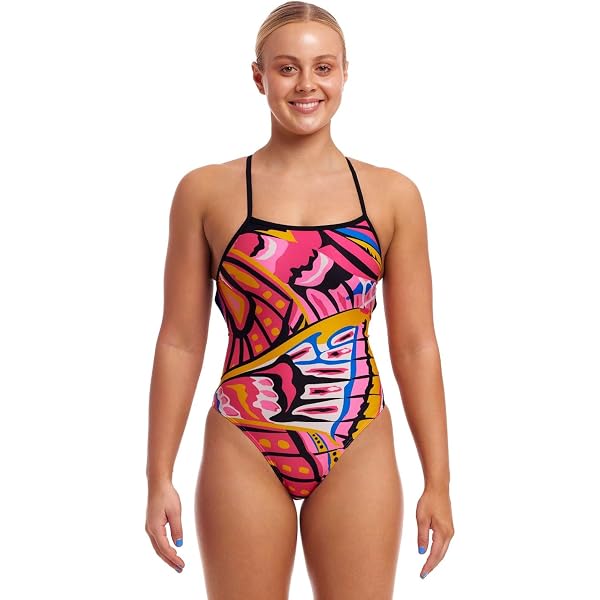 Funkita Flaming Go Gos Badeanzug Mädchen – Chlorresistent, Schnelltrocknend & Farbecht