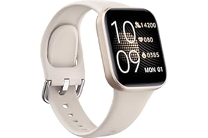 Muzaria Fitness Tracker, Fitness Watch with 24/7 Heart Rate Blood Pressure SpO2 Sleep Monitor, 1.83" Touch Screen Activity Tracker Pedometer Step Counter, Smart Watch for Women Men Android iOS