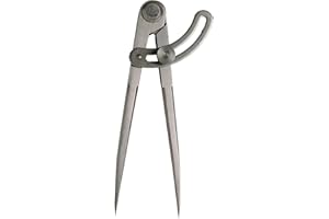 CNC QUALITÄT Cyrkiel łukowy 200 mm z zawiasem nitowym