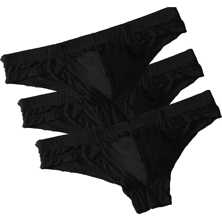 Faringoto Homo Sexy Ondergoed Mannen Thongs Jockstrap Mannen Mesh Bulge Pouch Ademend Slips Onderbroek Mannelijke Slipje Sissy Bikini, Zwart, L