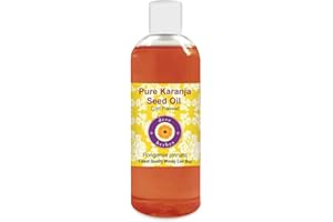 Olio di semi di Karanja puro Deve Herbes (Pongamia pinnata) 100% grado terapeutico naturale spremuto a freddo 200ml (6.76oz)