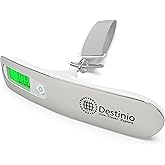 Destinio Digital Weight Machine for Luggage - 50kg Capacity, Portable Hanging Weighing Scale for Bags, Baggage, Travel, Shop,