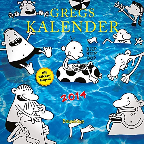 Gregs Kalender 2014: Mit Stickerbogen
