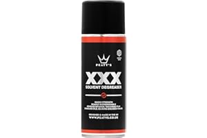 PEATY'S Peaty’s XXX Solvent Degreaser 400ml - Biodegradable Deep Cleaning Aerosol Degreasing - Heavy Duty - For Chain, Cassette & Drivetrain On MTB Mountain Bike, Road And Gravel Bikes