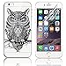 Produktbild iPhone 6S Plus Silikon Hülle,iPhone 6 Plus Hülle,Sunroyal TPU Case Schutzhülle Silikon Crystal Kirstall Clear Case Durchsichtig,Elegant Schön Schwarz Eule Malerei Muster Transparent Weichem Silikon Schutzhülle Handy Gürtel Tasche Schutzhülle Hülle Case Cover Fall-Abdeckung Etui TPU Bumper Kratzfeste Scratch-Resistant Schale für iPhone 6S Plus/6 Plus (5.5 Zoll) + 1 x Frei Displayschutzfolie-Owl
